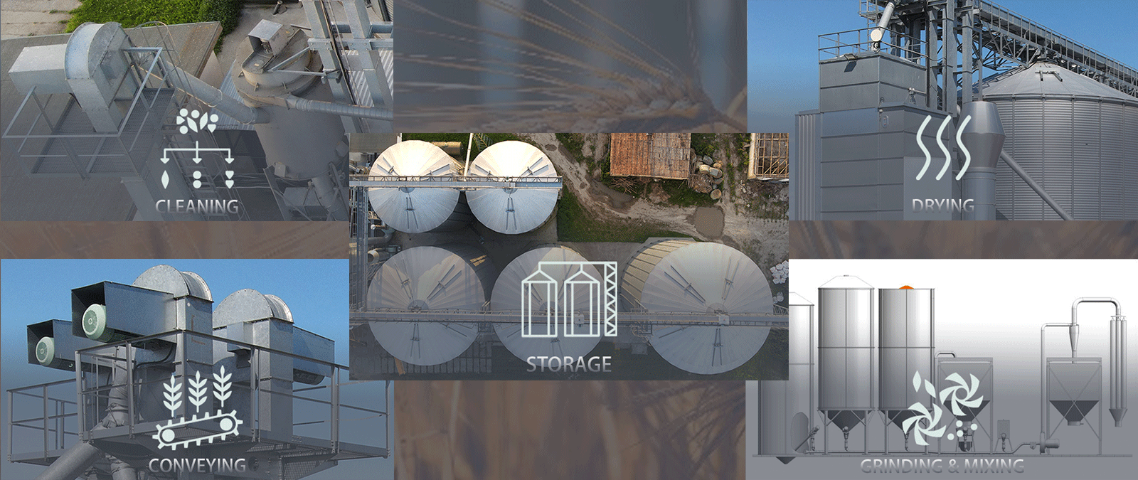 Grain silos