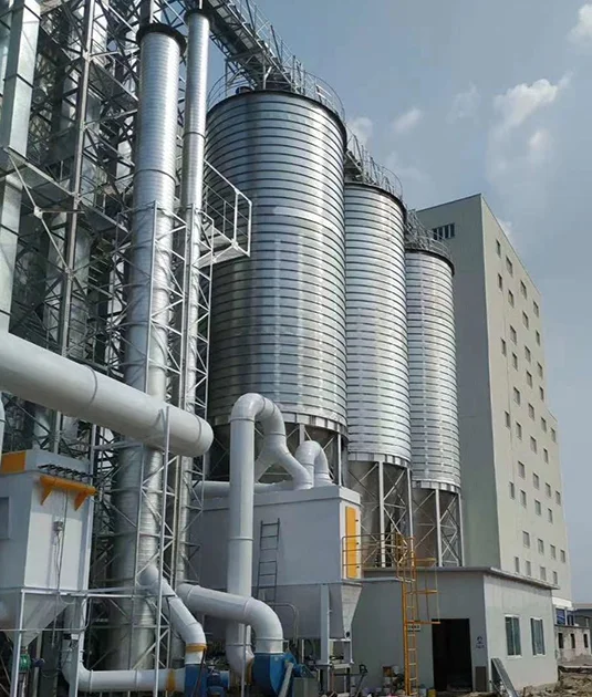 6 Raw Grain Storage Silos for Feed Mill in Vietnam