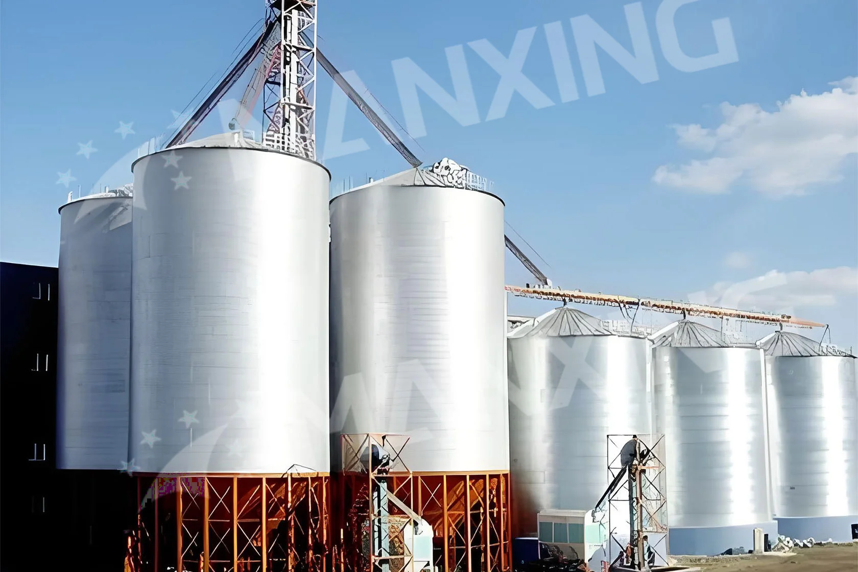 Rice Husk Storage Silo