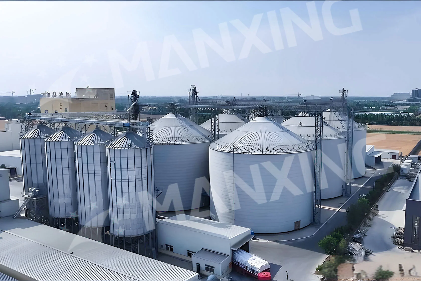 Rice Husk Storage Silo
