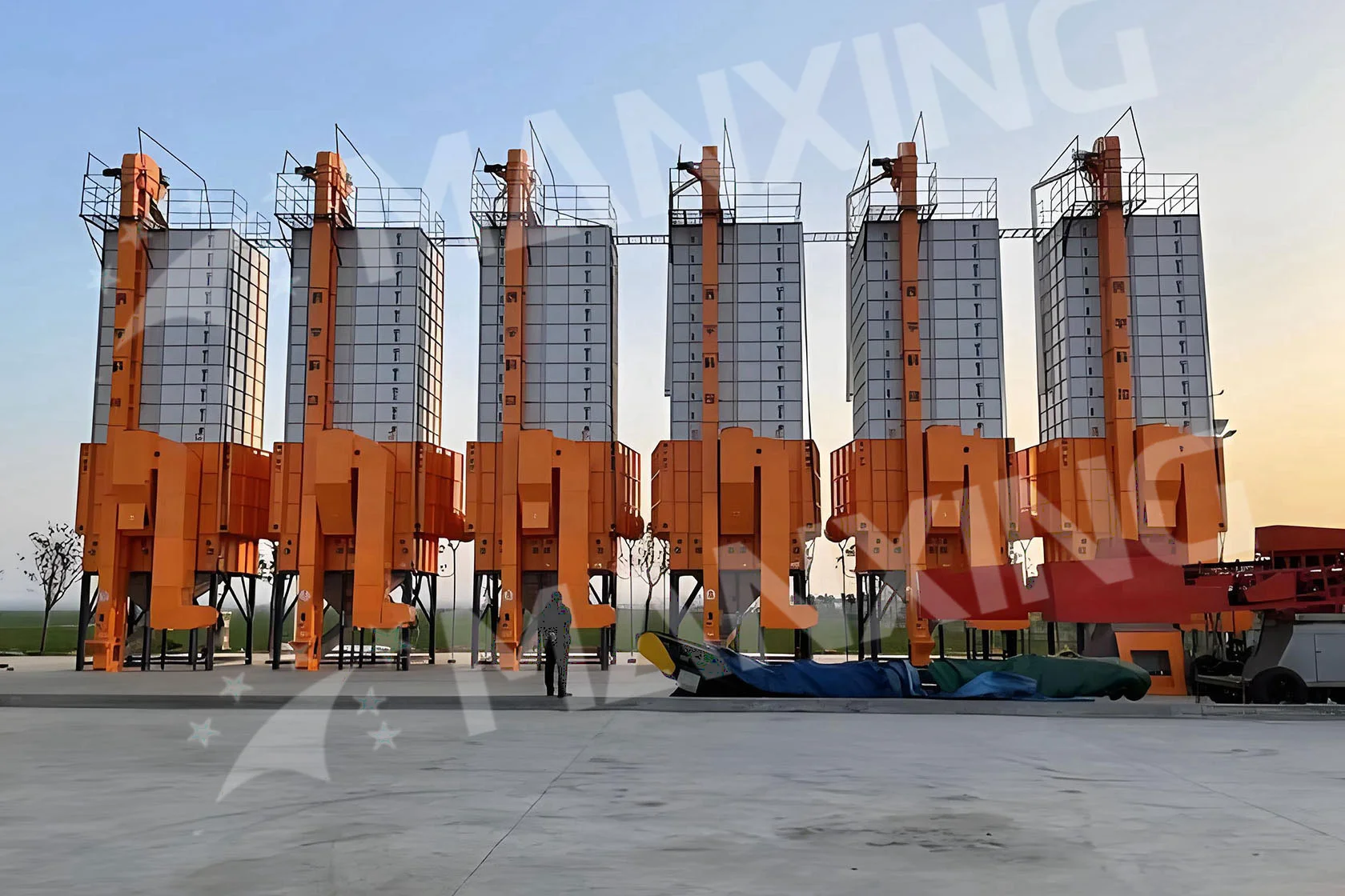 Batch Type Grain Dryer Tower