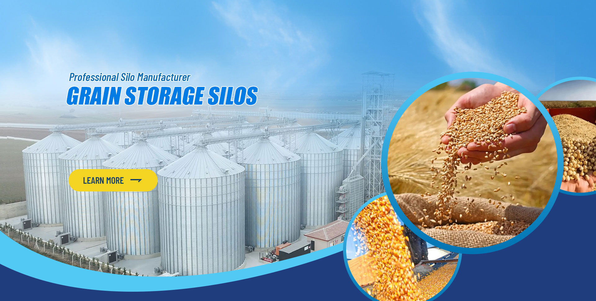 Silos de placa de acero