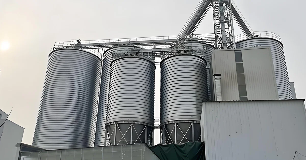 Industrial use steel plate silo