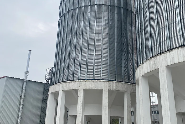 2000 ton concrete foundation silo