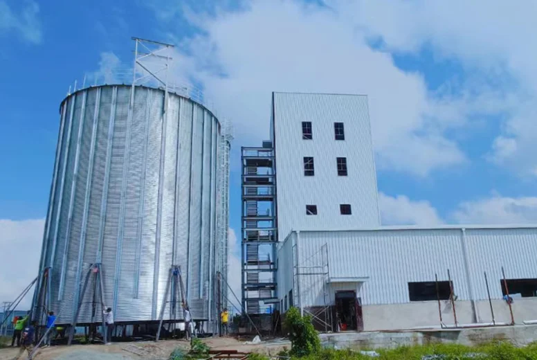 Flat bottom silo project in Peru